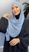Carica l'immagine nel visualizzatore della galleria, Hijab, chador, velo, turbante, foulard, copricapo, musulmano, islamico, sciarpa, Quick Hijab Nero
