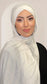 Cross Hijab Bianco Panna