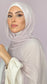 Hijab Chiffon Crepe Lilla Rosato