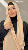 Bild in Galerie-Betrachter laden, Hijab PREMIUM CHIFFON Pesca Dorato
