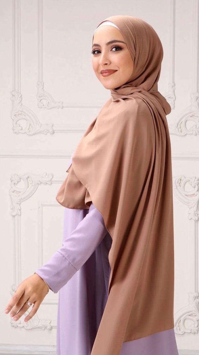 Hijab PREMIUM CHIFFON Caramel Pastello