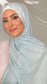 Hijab PREMIUM CHIFFON Verde acqua chiaro