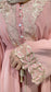 Abaya relief rosa