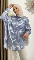 Load image into Gallery viewer, Camicia sea, camicia azzurra, lunga, coprente, hijab , Hijab Paradise
