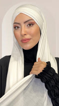 Charger l'image dans la visionneuse de la galerie, Hijab, chador, velo, turbante, foulard, copricapo, musulmano, islamico, sciarpa, Cross Hijab
