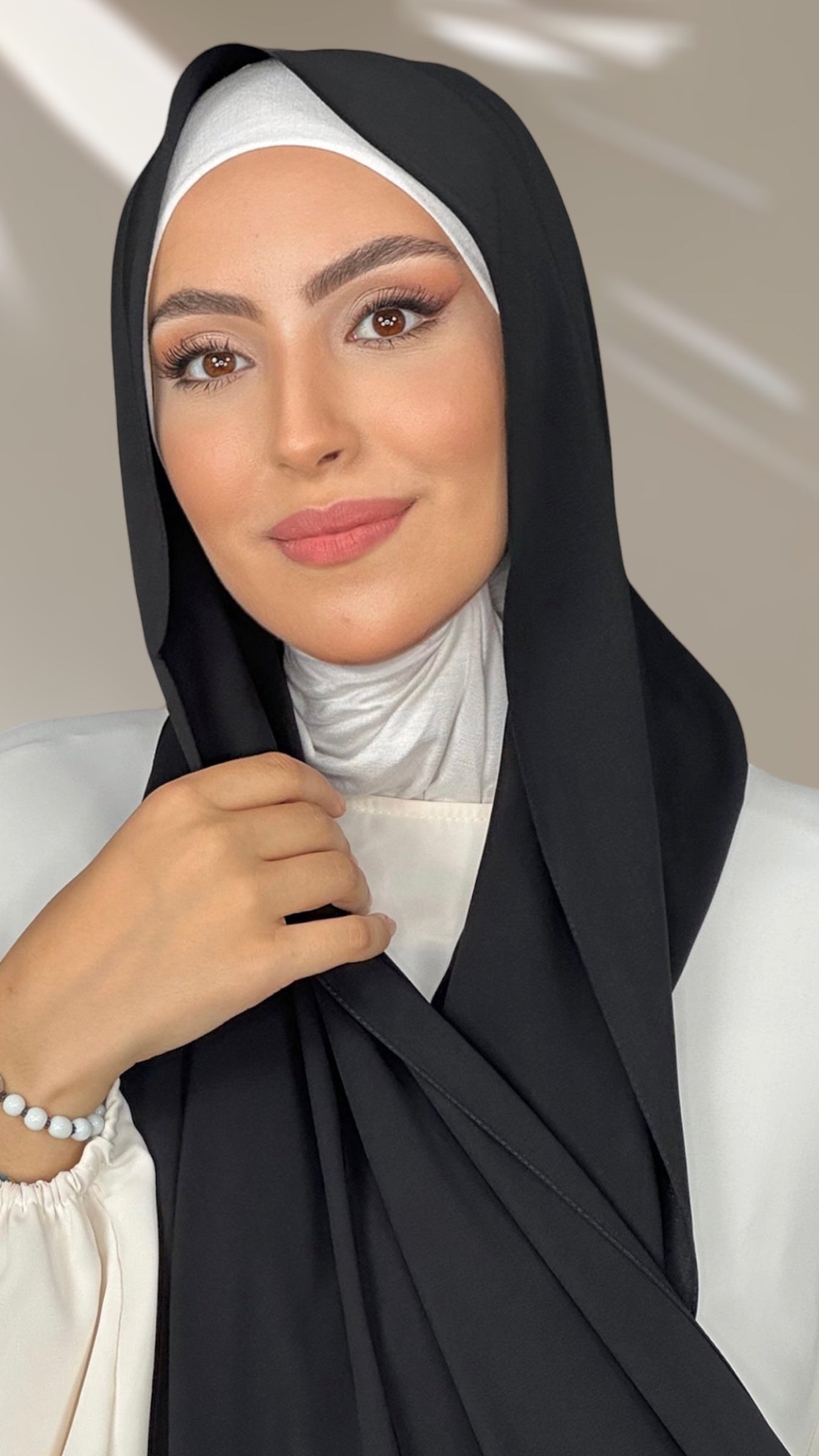Hijab PREMIUM CHIFFON Black