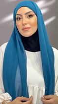 Load image into Gallery viewer, Tube Hijab Cyan
