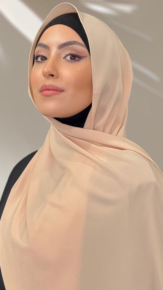 Hijab PREMIUM CHIFFON Golden Peach
