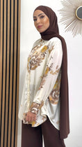 Load image into Gallery viewer, Camicia, floreale, lunga, donna musulmana, hijab, Hijab Paradise
