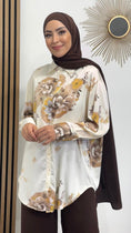 Carica l'immagine nel visualizzatore della galleria, Camicia, floreale, lunga, donna musulmana, hijab, Hijab Paradise
