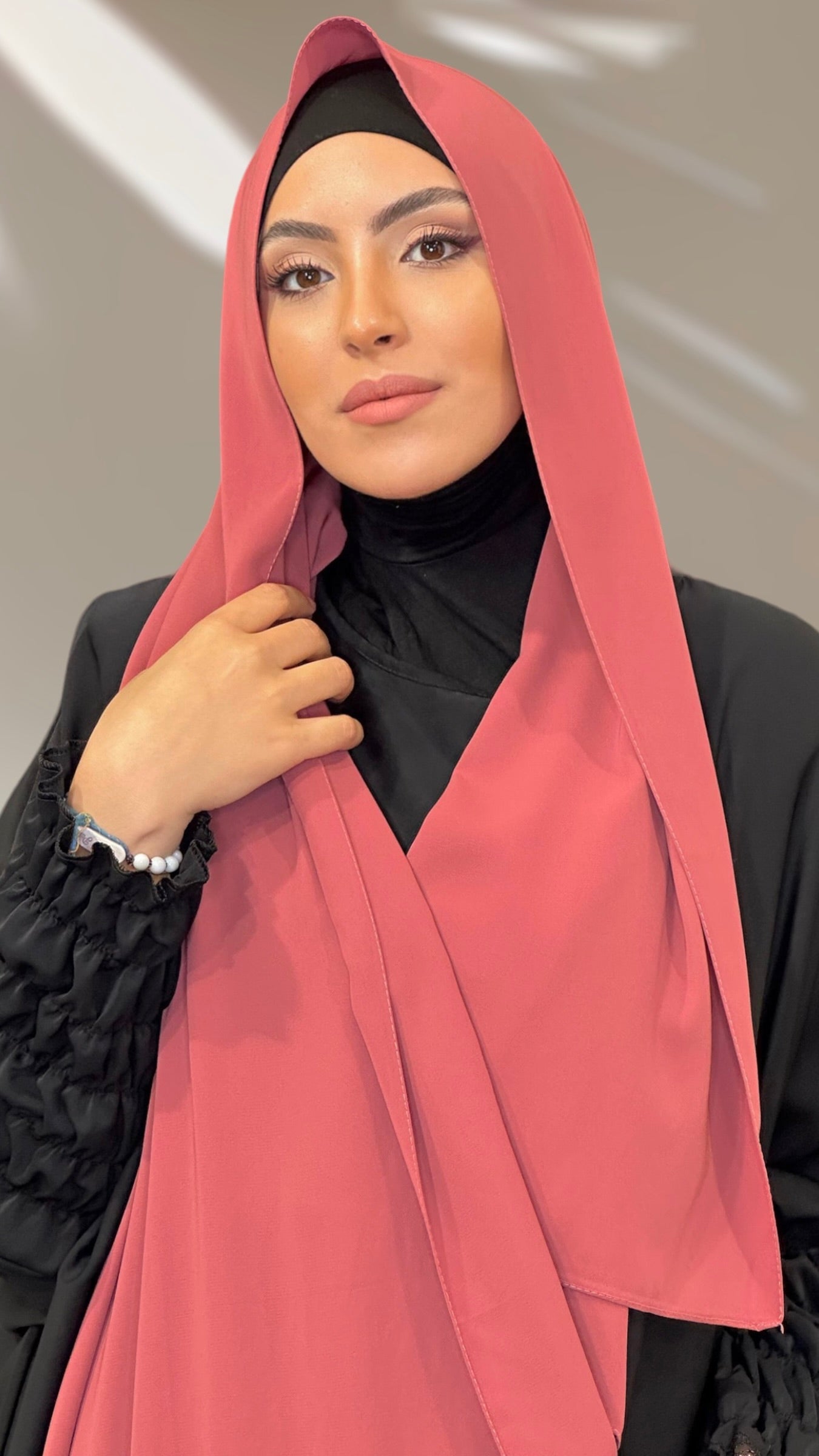 Hijab PREMIUM CHIFFON Rosa Rubicondo
