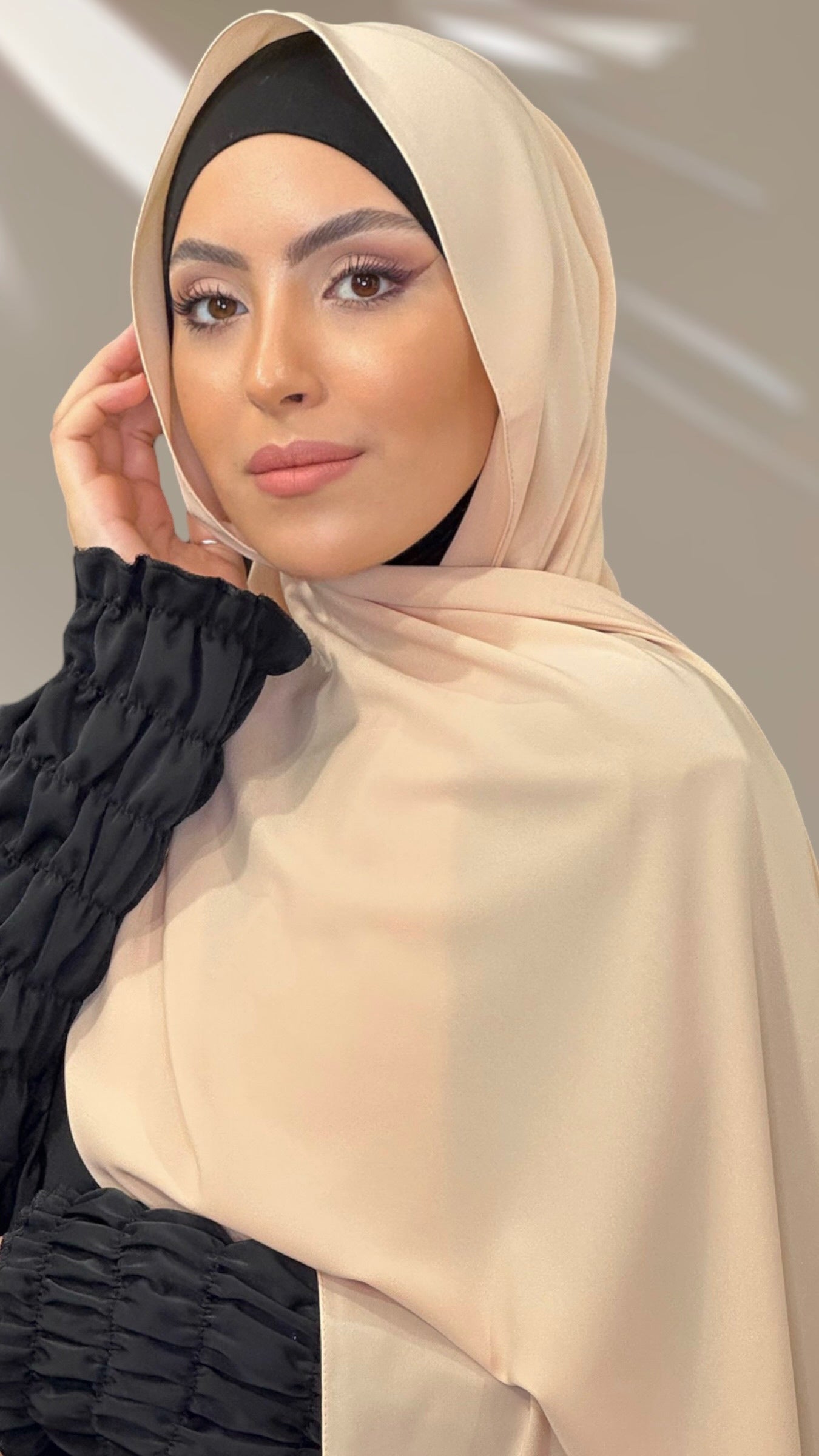 Hijab PREMIUM CHIFFON Golden Peach