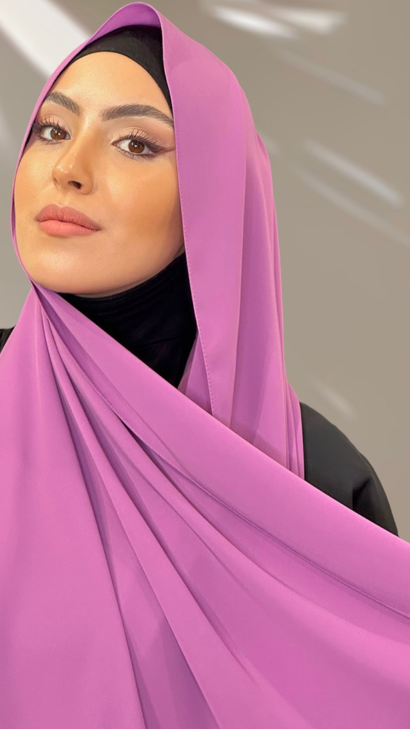 Hijab PREMIUM CHIFFON Lilla Lavanda