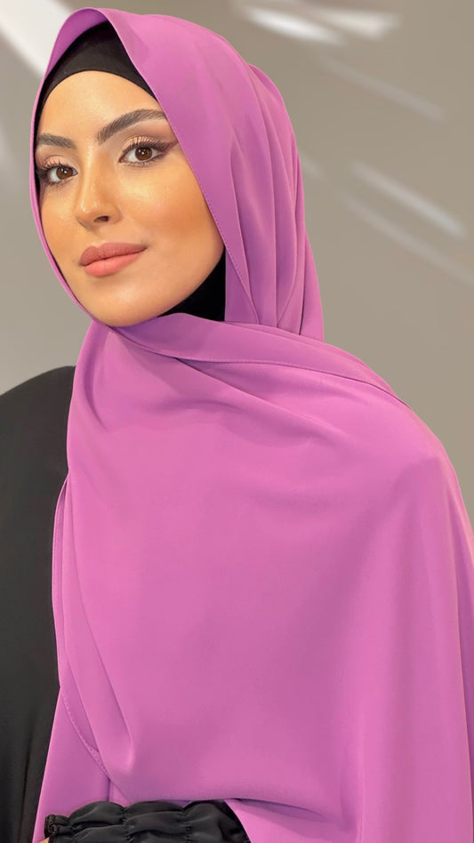 Hijab PREMIUM CHIFFON Lilas Lavande