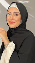 Carica l'immagine nel visualizzatore della galleria, Hijab PREMIUM CHIFFON Nero
