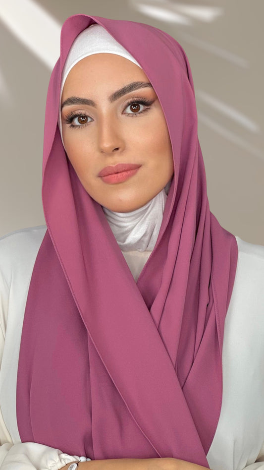 Hijab PREMIUM CHIFFON Orchidée