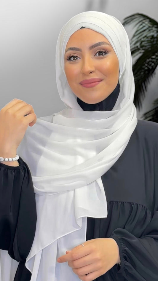 Hijab Rapide Blanc Crème