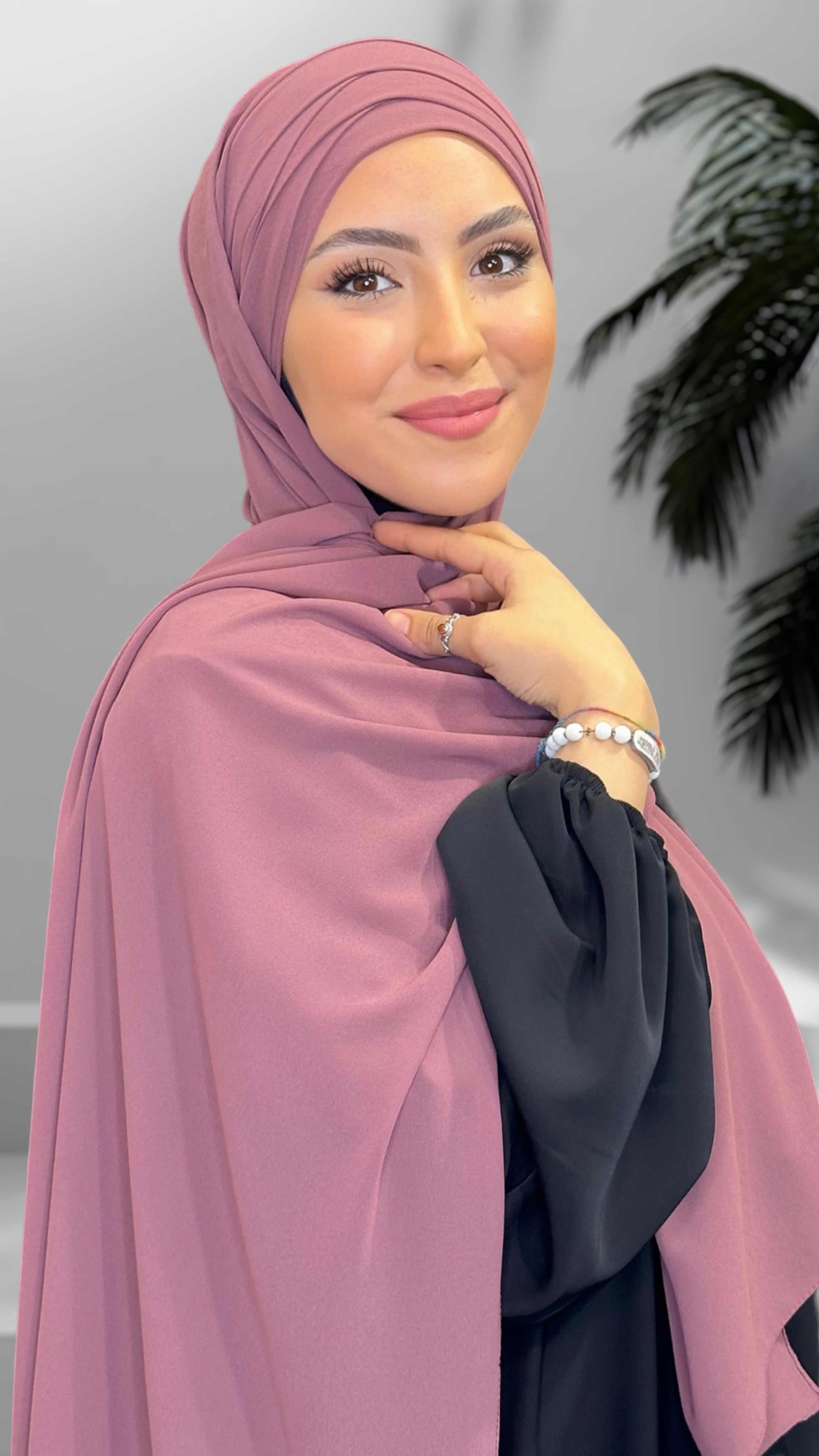 Hijab Framboise Rapide