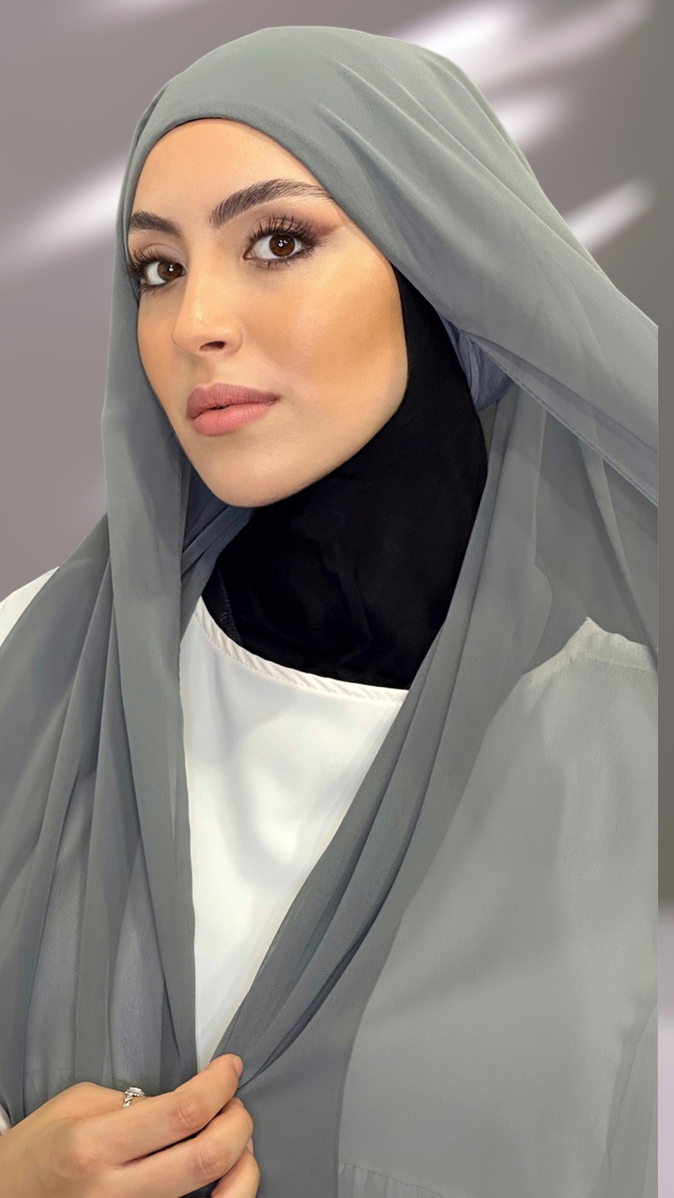 Tube Hijab Grigio Hijab Paradise