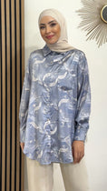 Carica l'immagine nel visualizzatore della galleria, Camicia sea, camicia azzurra, lunga, coprente, hijab , Hijab Paradise
