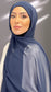 Tube Hijab Blu Scuro