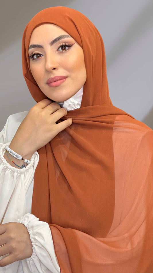 Tube Hijab Terracotta