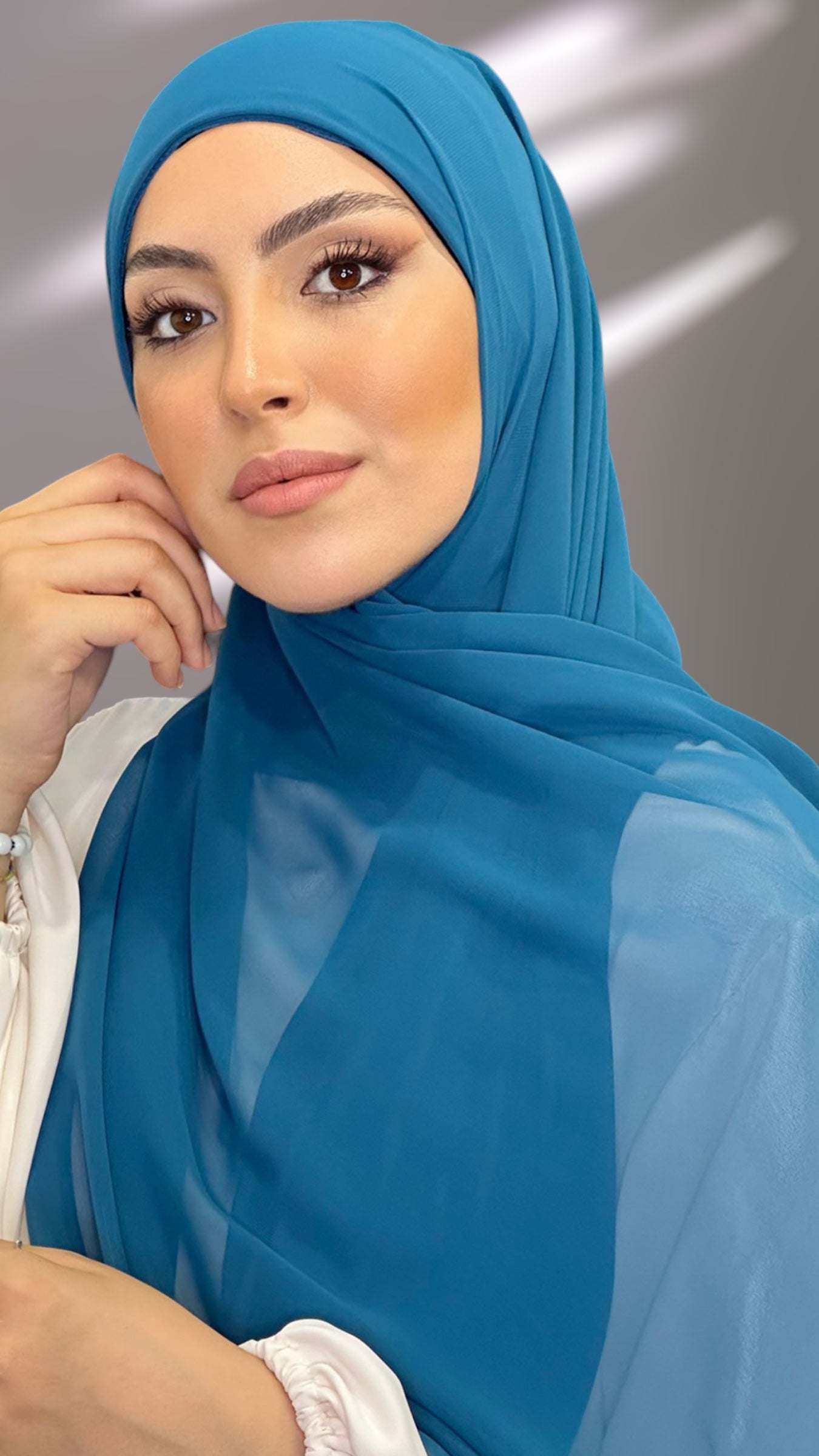 Tube Hijab Ciano