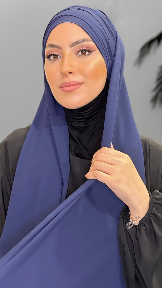 Quick Hijab blu notte