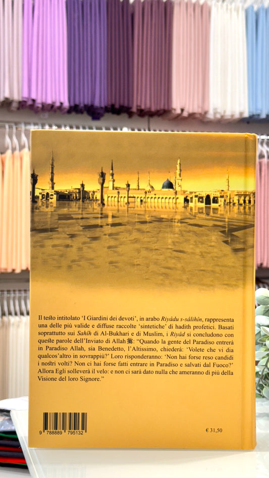 I Giardini dei Devoti - Ar Riyâdu s-sâlihîn - Hijab Paradise -  libro islam -  musulmani  - libro - copertina rigida - detti profeta maometto - Hadit muhammed - detti profeta