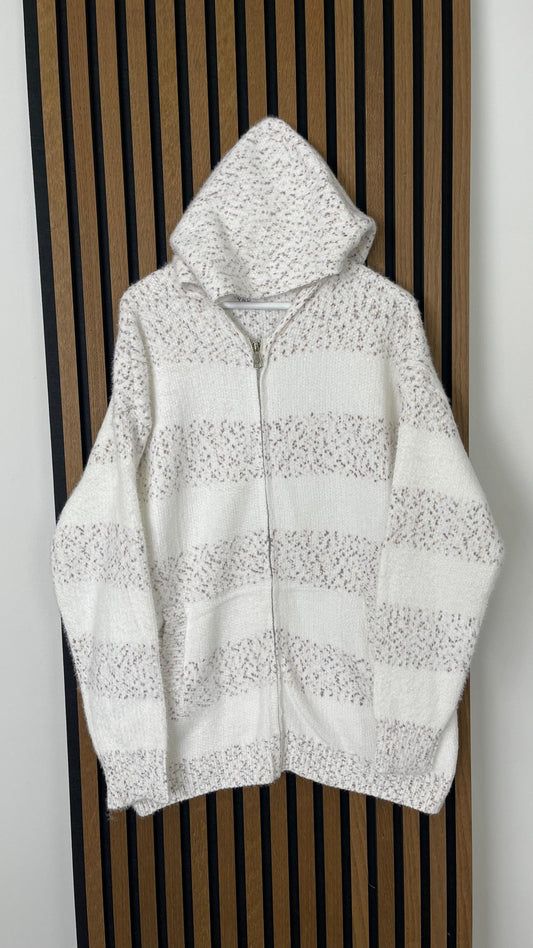 Cardigan “Soft Stripes Hoodie”