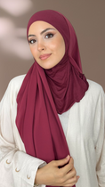 Load image into Gallery viewer, Creamy white Ninja Hijab
