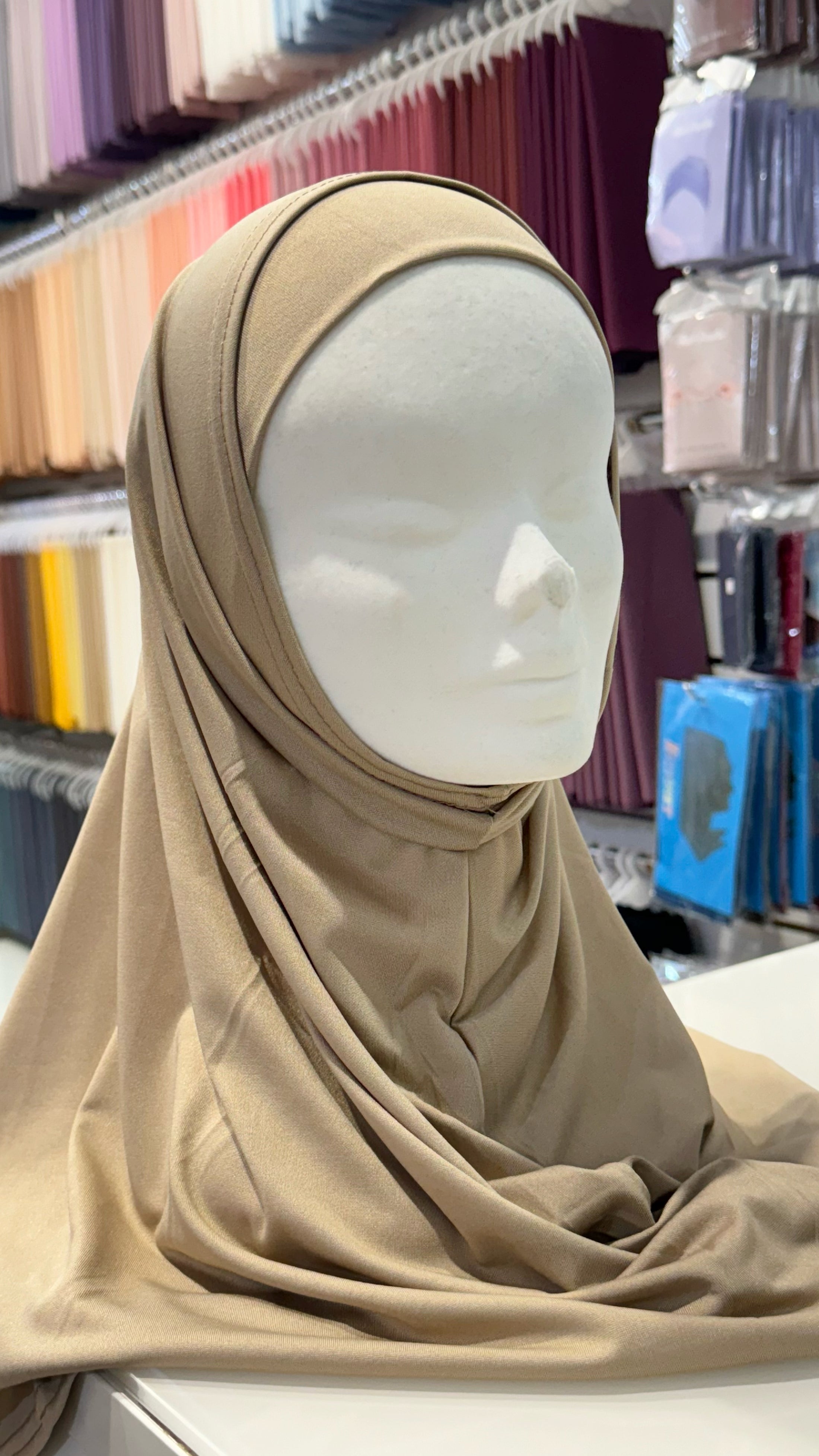 Hijab ready with tube cap