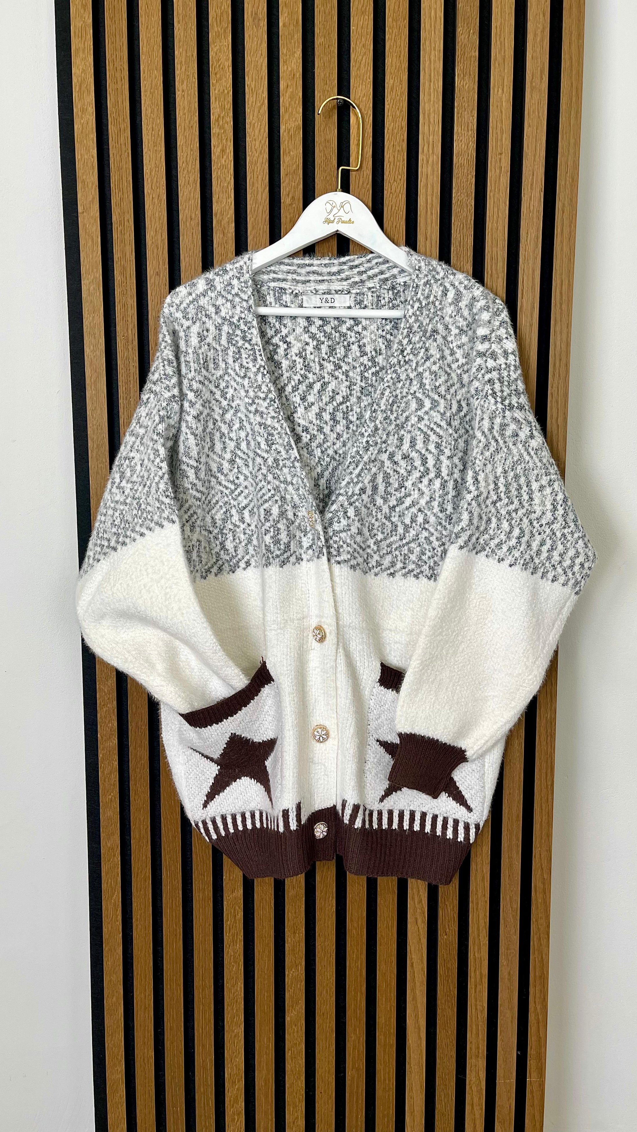 Cardigan Star Cozy Knit