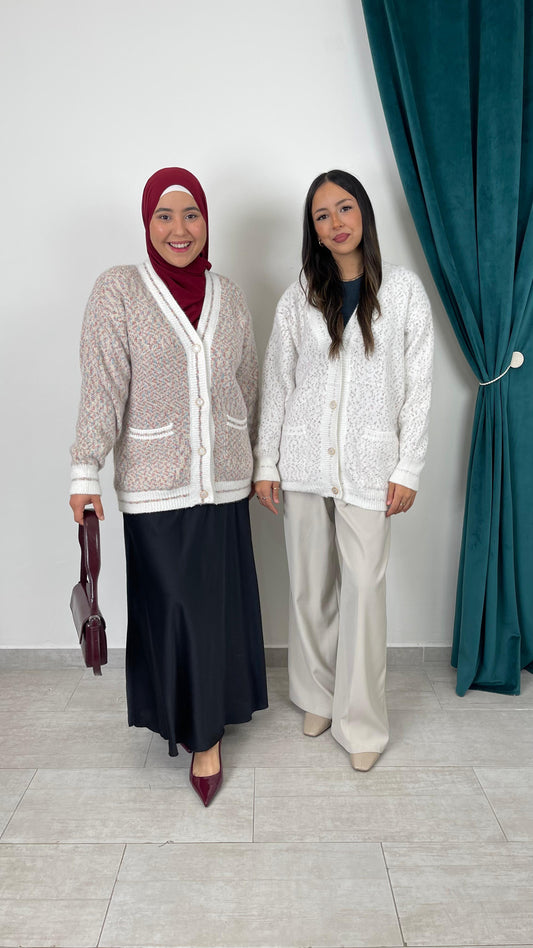Cardigan “Elegant Knit Button”