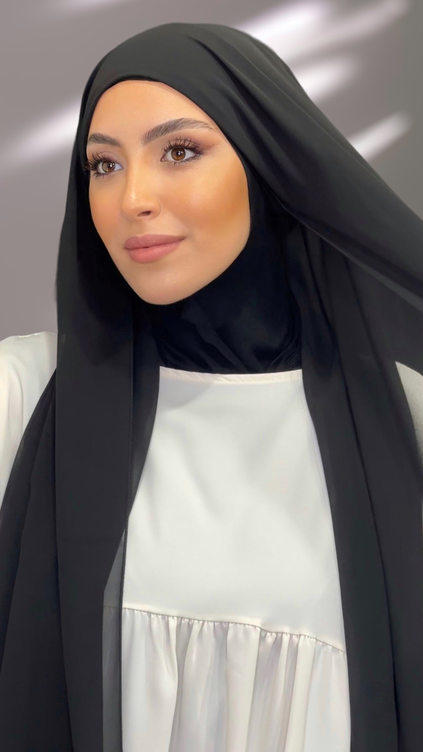 Tube Hijab Rose Poudré