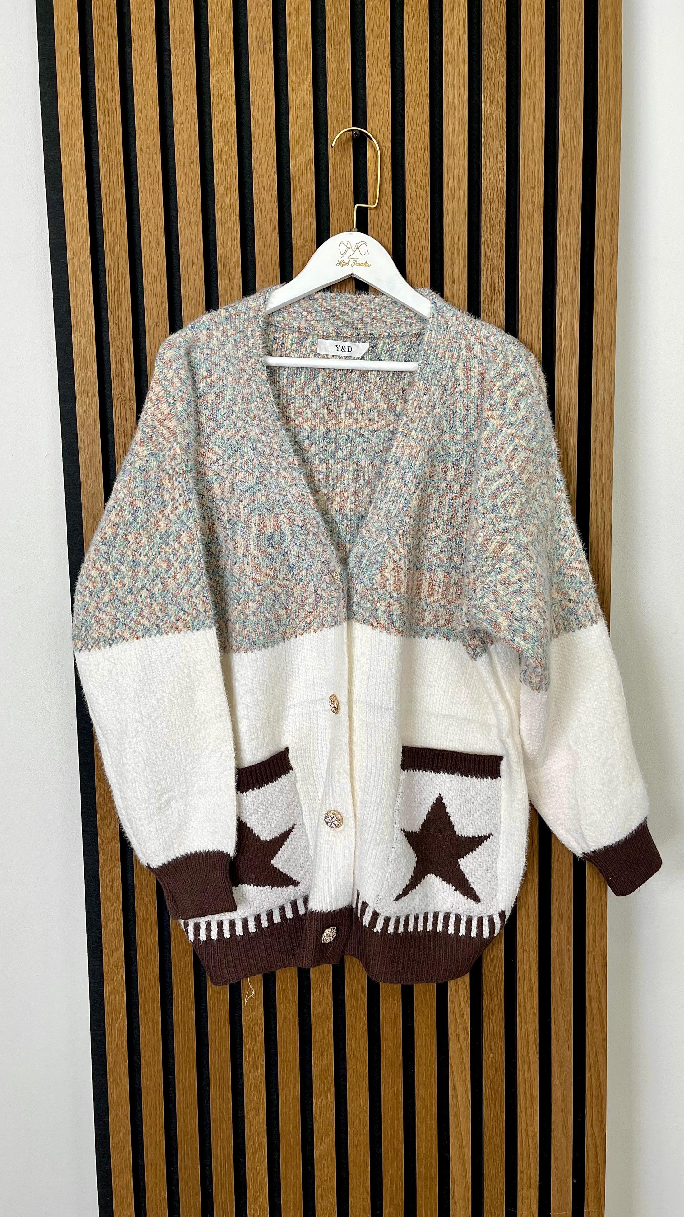 Cardigan Star Cozy Knit
