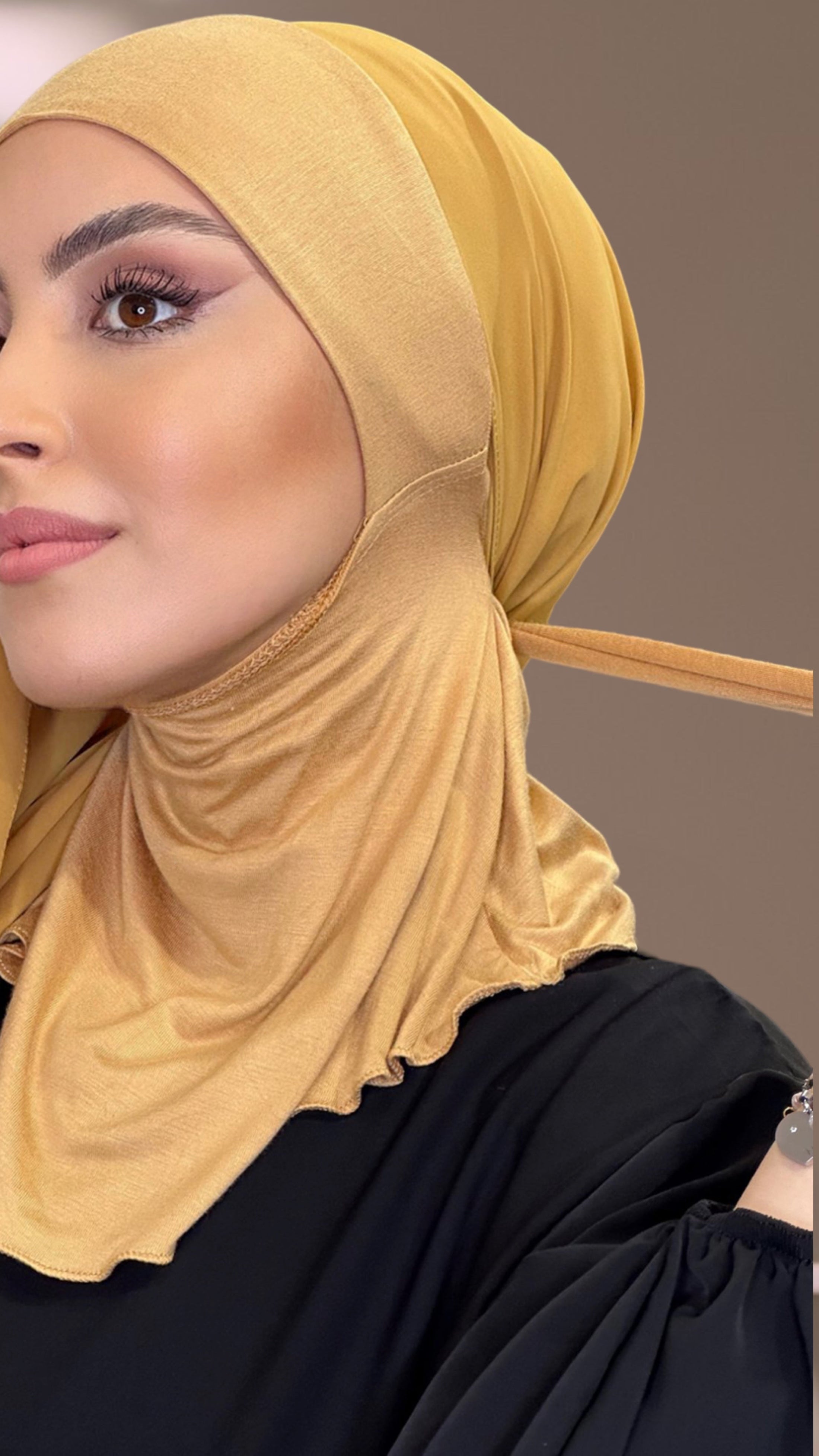 Creamy white Ninja Hijab