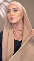 Load image into Gallery viewer, Creamy white Ninja Hijab
