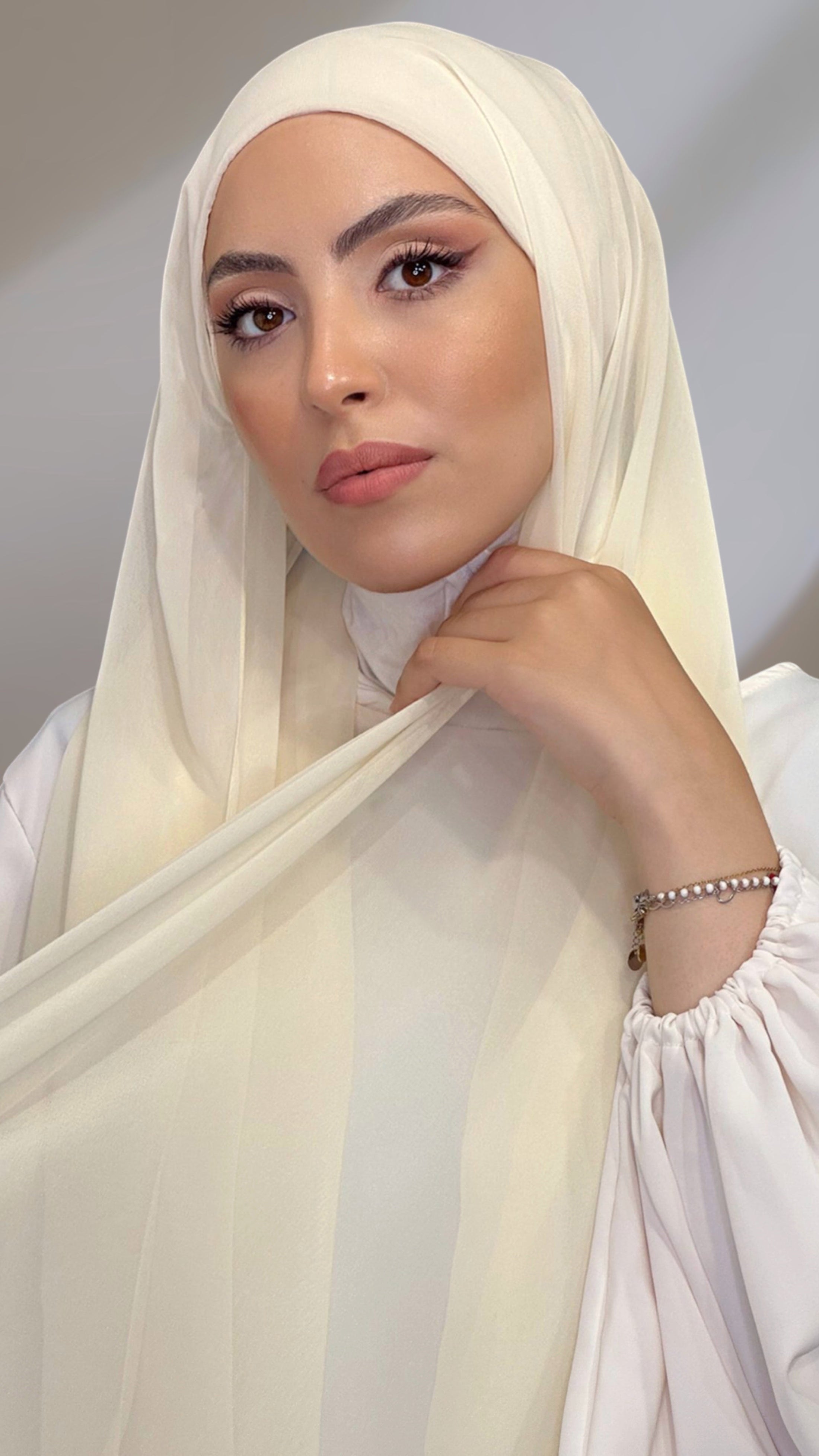 Tube Hijab Rose Poudré