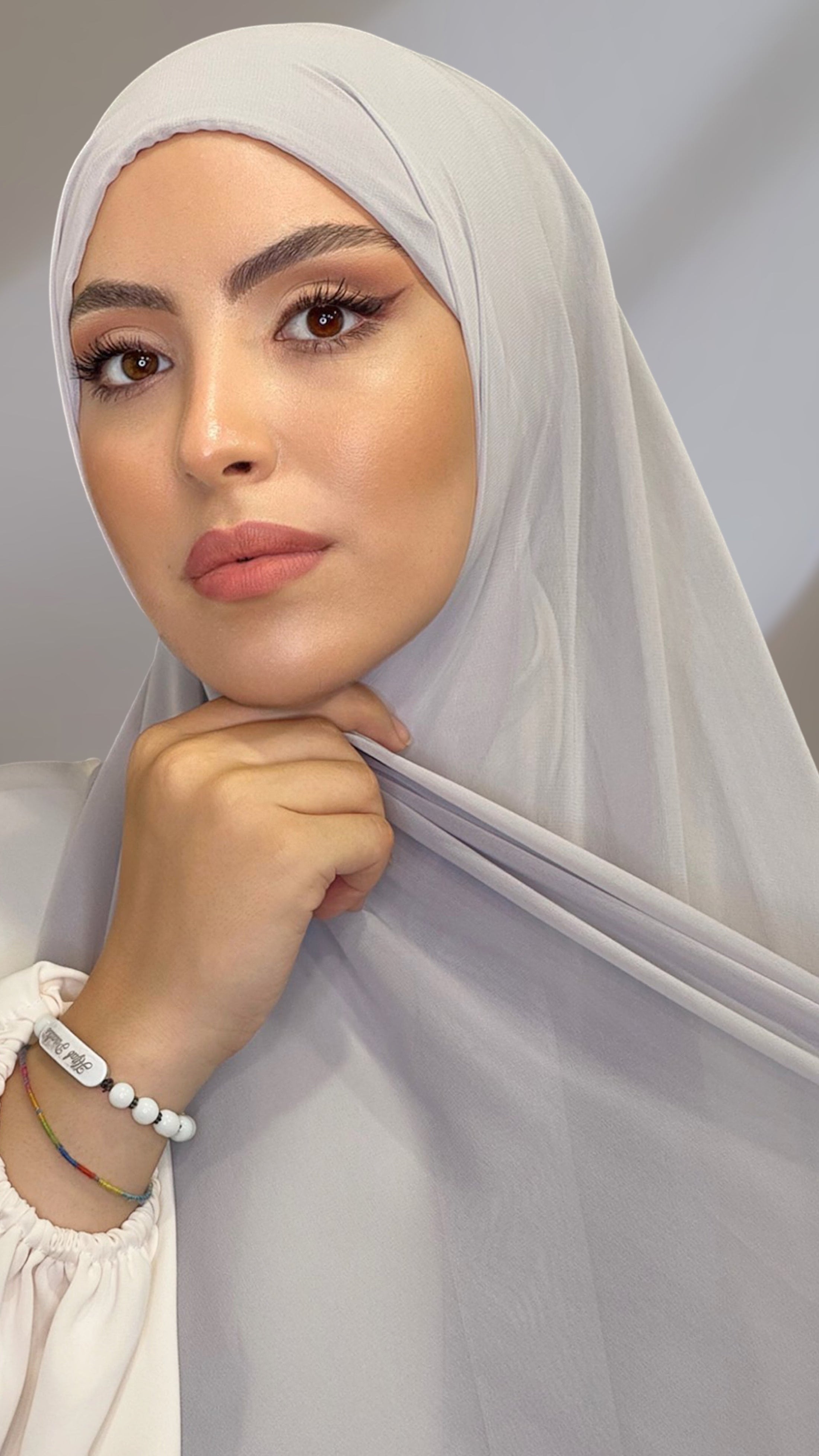 Tube Hijab Rose Poudré