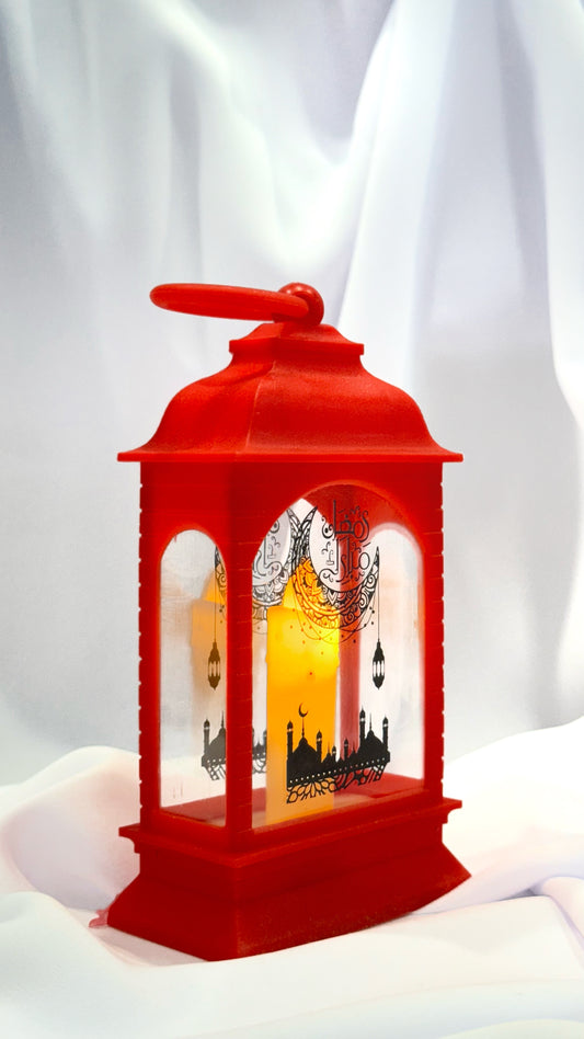 Lanterna Ramadan, decorazioni Ramadan, lanterna a pile, candela a pile, Hijab Paradise