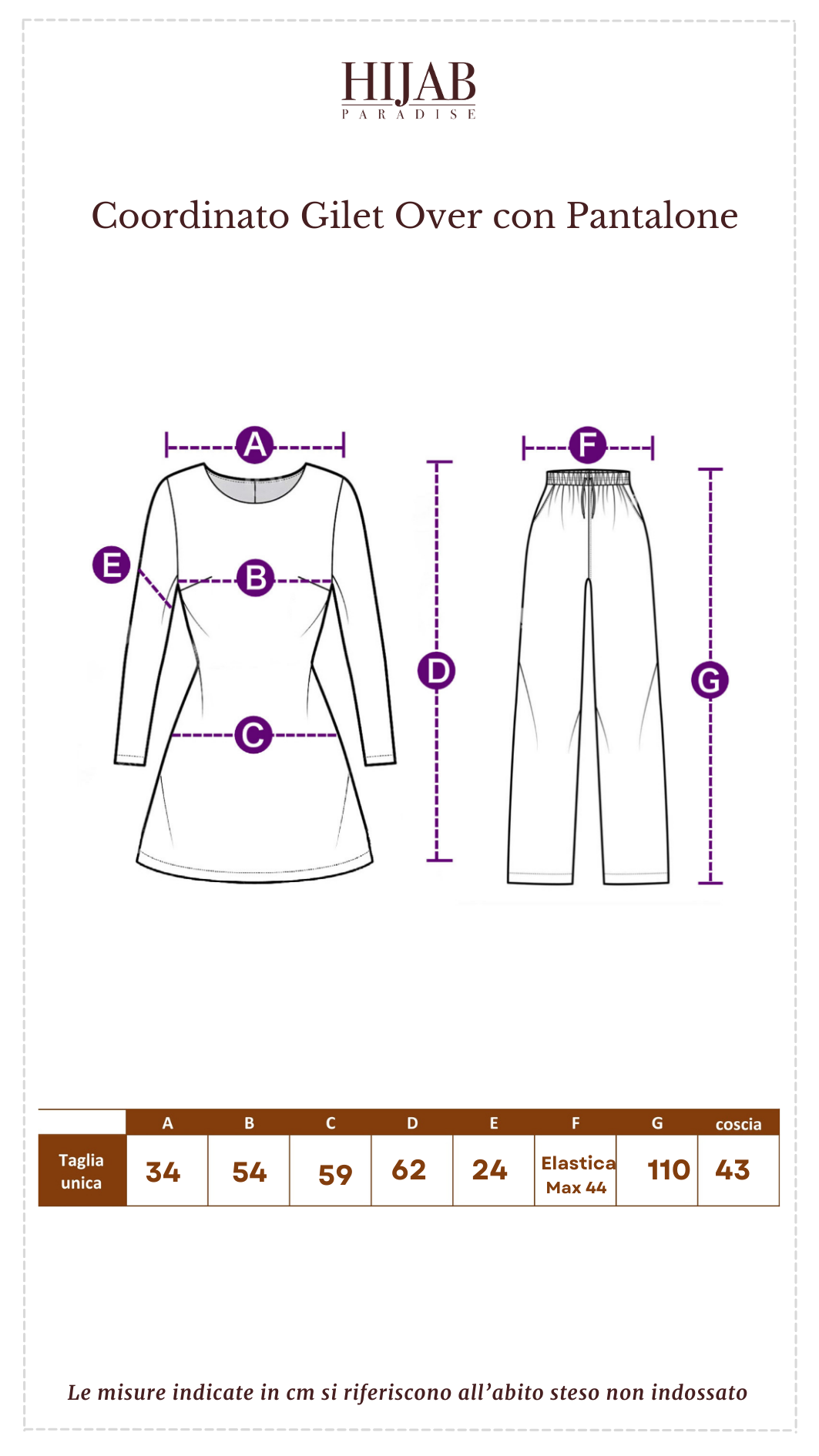 Coordinato Gilet Over con Pantalone