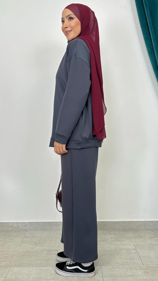 Tuta active zip antracite