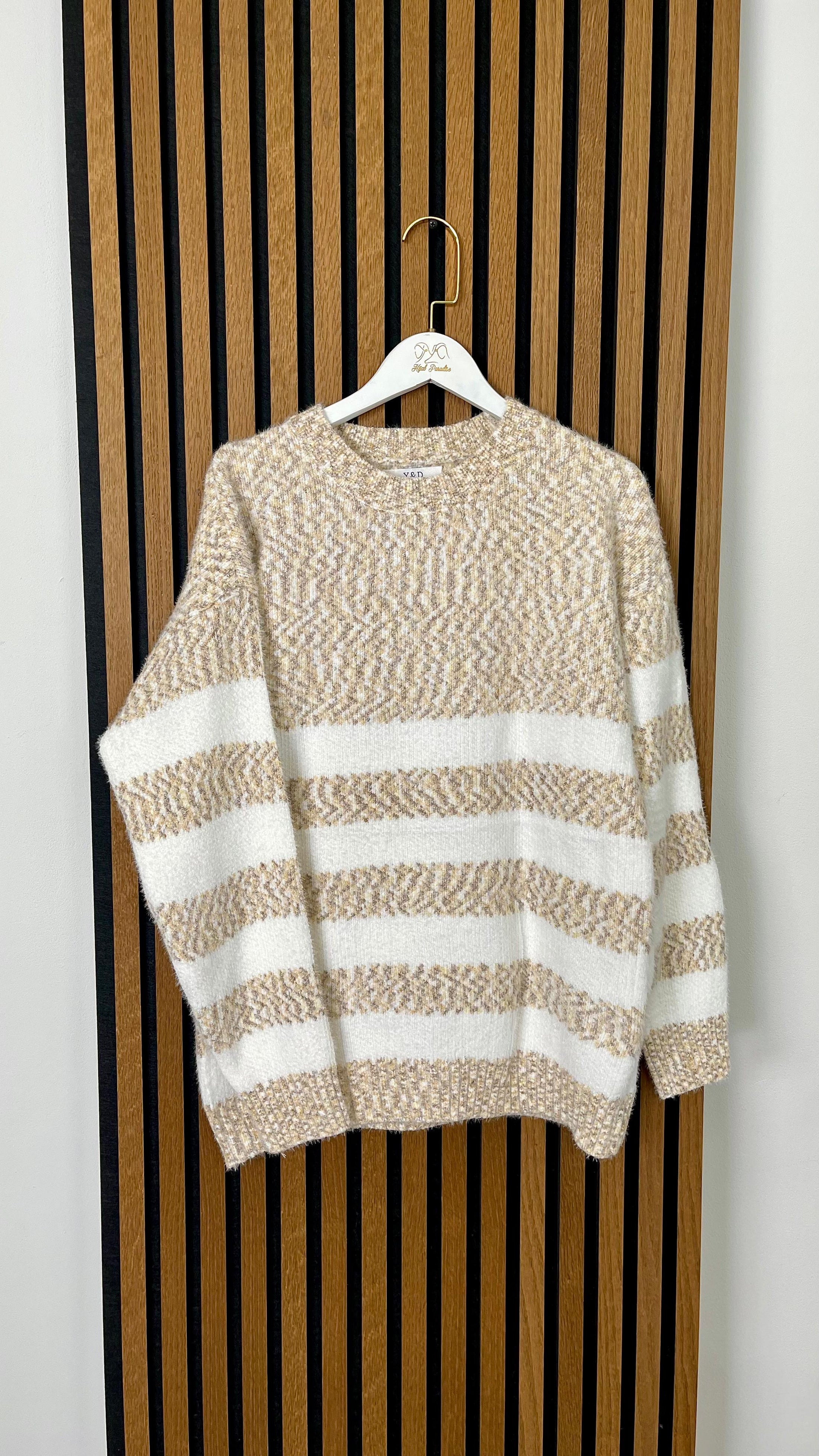 Maglione “Cozy Stripes Knit”