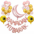 Load image into Gallery viewer, Set Maxi palloncini Ramadan Mubarak - decorazione ramadan 
