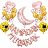 Set Maxi palloncini Ramadan Mubarak - decorazione ramadan 