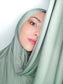 Hijab Jersey verde acqua - Hijab Paradise 