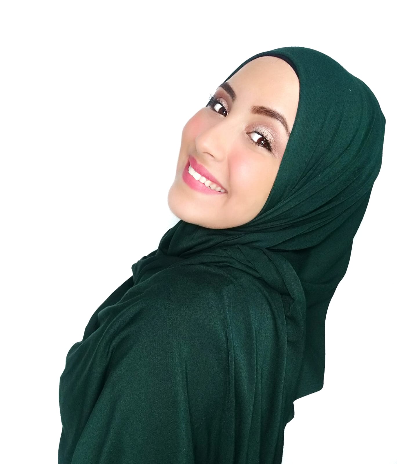 Hijab Jersey verde medio giungla - Hijab Paradise 