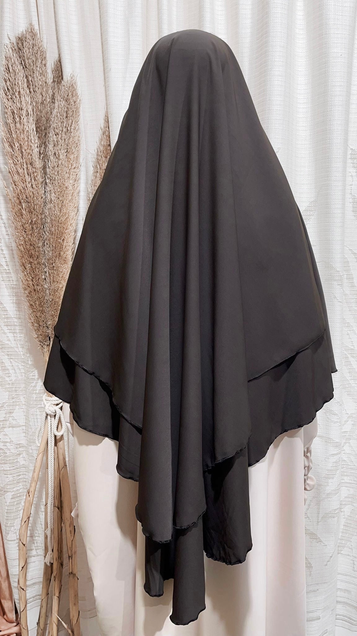 Two layers hijab