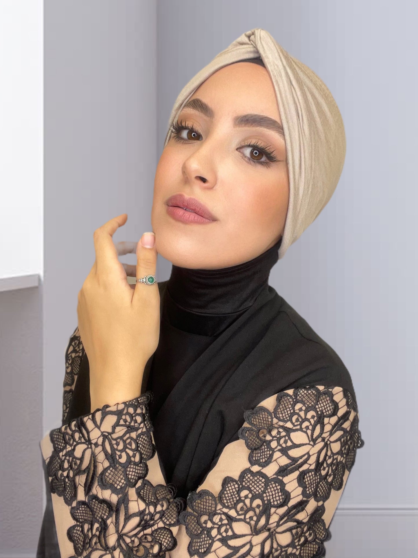 Cuffia turbante in cotone - Hijab Paradise 